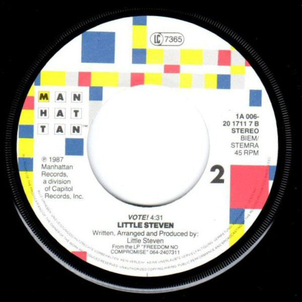 Little Steven : Bitter Fruit (7")