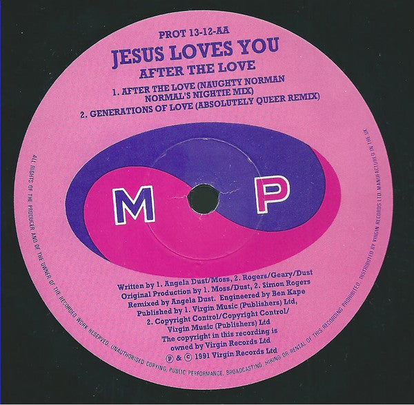 Jesus Loves You : After The Love (12")