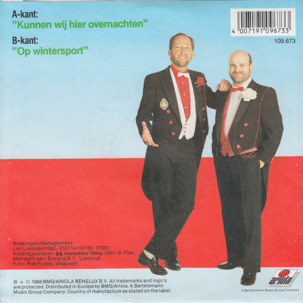 De Deurzakkers : Kunnen Wij Hier Overnachten (7", Single)