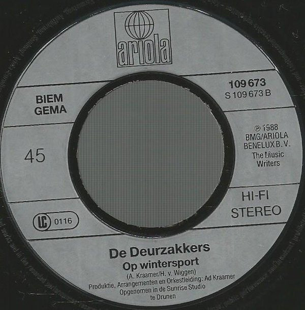 De Deurzakkers : Kunnen Wij Hier Overnachten (7", Single)