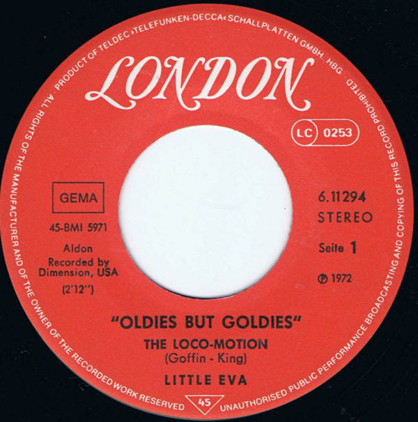 Little Eva : The Loco-Motion (7", Single, RE)