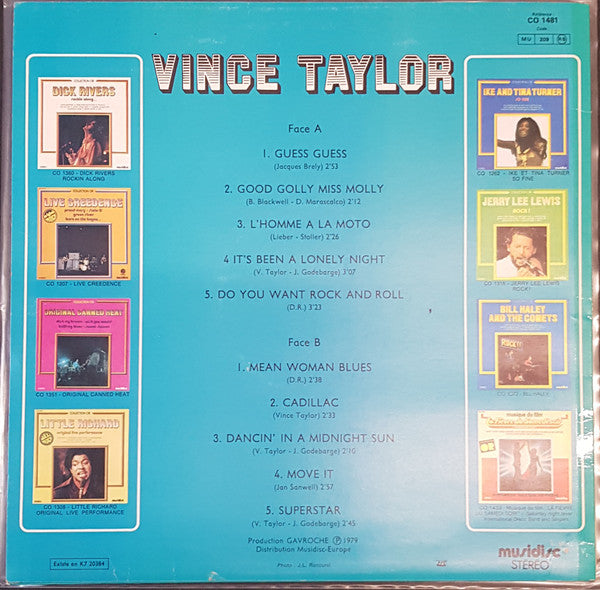 Vince Taylor : Cadillac (LP, Album, RE)