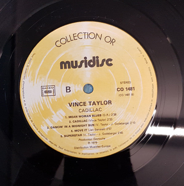 Vince Taylor : Cadillac (LP, Album, RE)