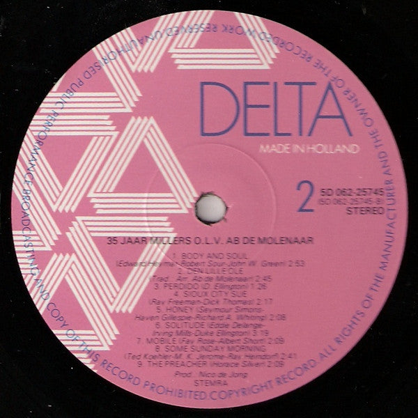 De Millers o.l.v. Ab de Molenaar : 35 Jaar Millers (LP)