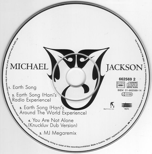 Michael Jackson : Earth Song (CD, Maxi)
