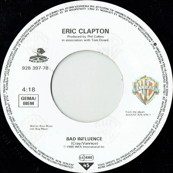 Eric Clapton : It's In The Way That You Use It (7", Single)