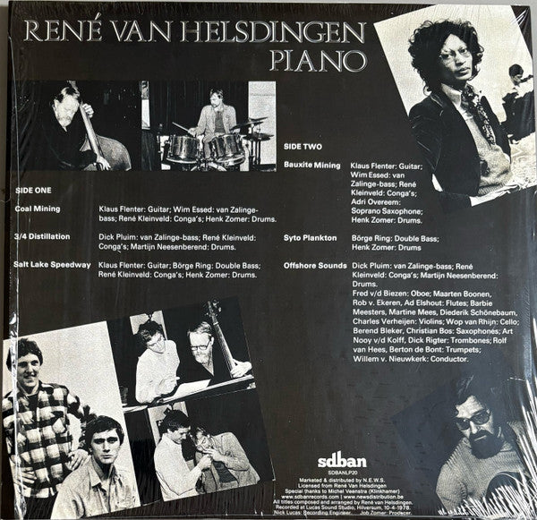 René Van Helsdingen : Piano (LP, RE)