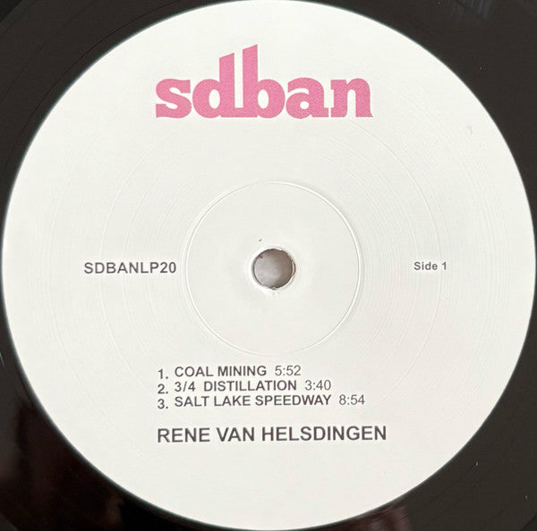 René Van Helsdingen : Piano (LP, RE)