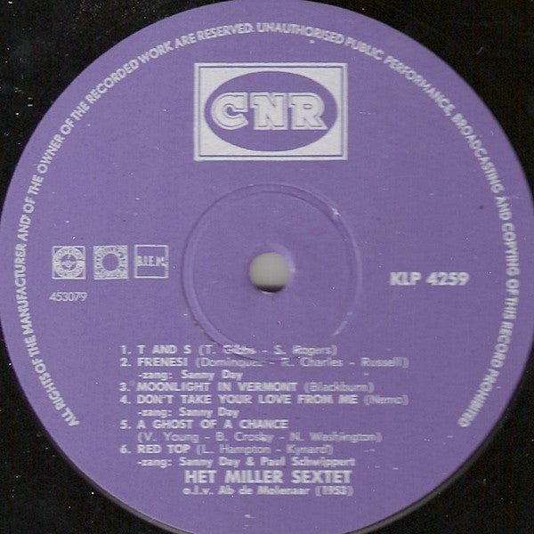 De Millers o.l.v. Ab de Molenaar : Make Mine Millers (LP)
