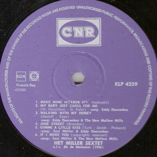 De Millers o.l.v. Ab de Molenaar : Make Mine Millers (LP)