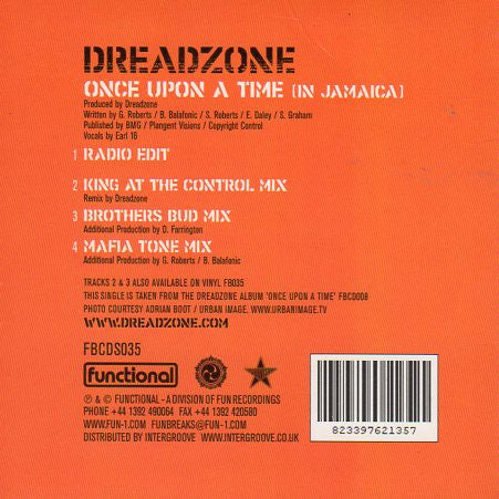 Dreadzone : Once Upon A Time (In Jamaica) (CD, Single)