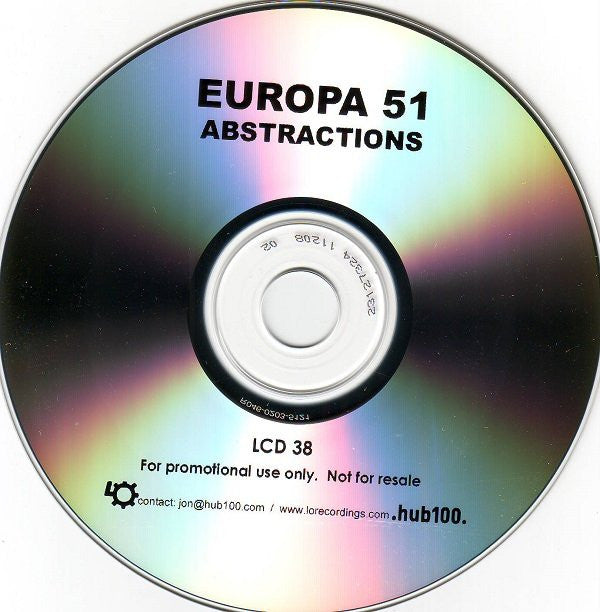 Europa 51 : Abstractions (CDr, Album, Promo)