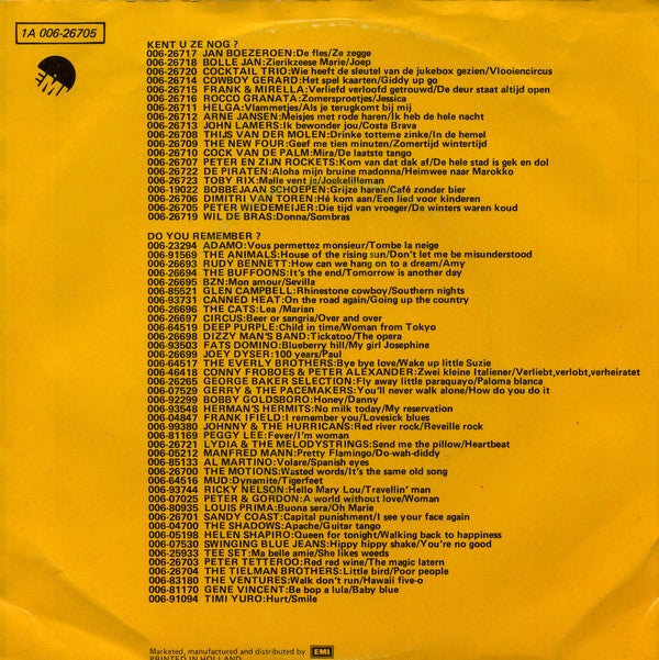 Peter Wiedemeijer : Die Tijd Van Vroeger / De Winters Waren Koud (7", Single)