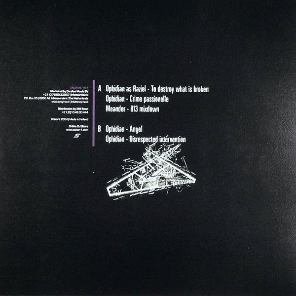Ophidian : A Place Called Yesterday (Betrayed By Daylight Part -1) (12")