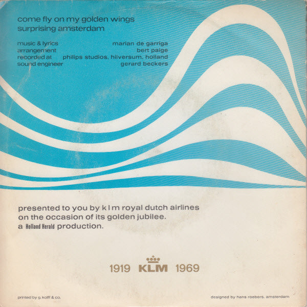 Marian De Garriga : Come Fly On My Golden Wings (7")