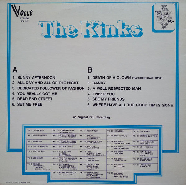 The Kinks : The Kinks (LP, Comp)