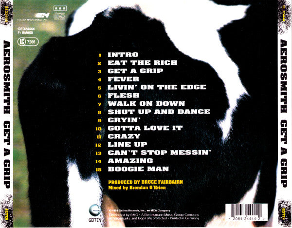 Aerosmith : Get A Grip (CD, Album)