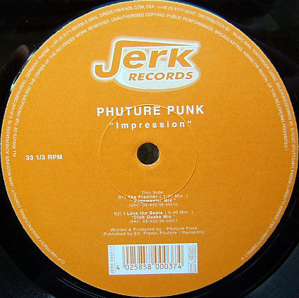 Phuture Punk : Impression (12")
