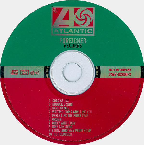 Foreigner : Records (CD, Comp, RM)