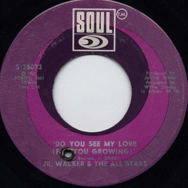 Junior Walker & The All Stars : Do You See My Love (For You Growing) / Groove & Move (7", Single, Sup)
