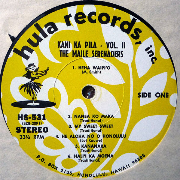The Maile Serenaders : Kani Ka Pila! Let's Play Music! Vol. II (LP, Album)