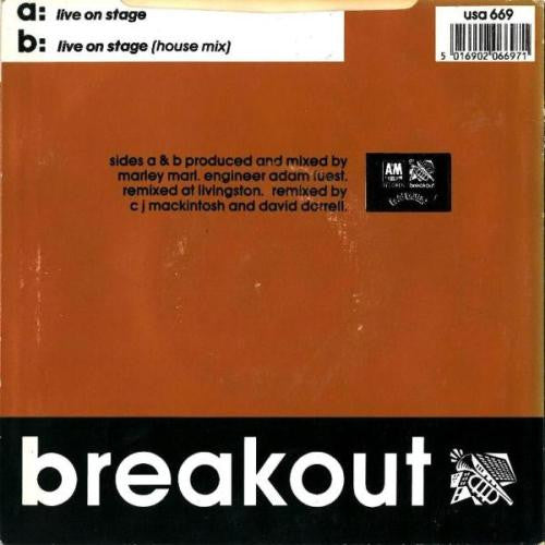 Roxanne Shanté : Live On Stage (7", Single)