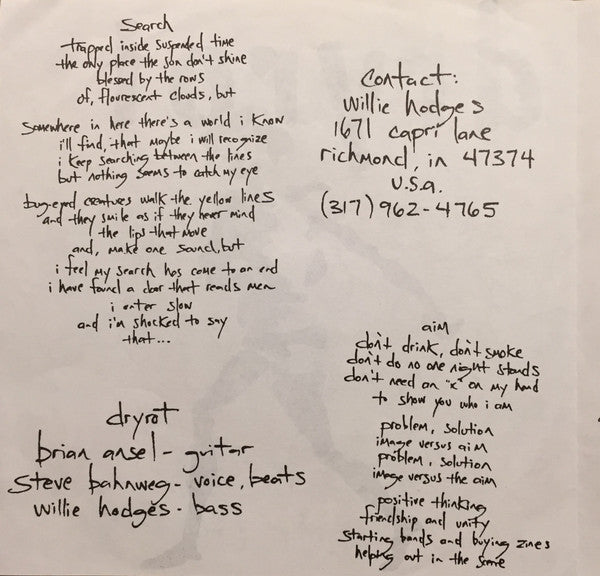 Dryrot (2) : Shay (7")