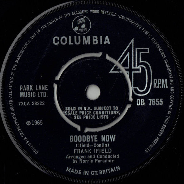 Frank Ifield : Paradise (7")