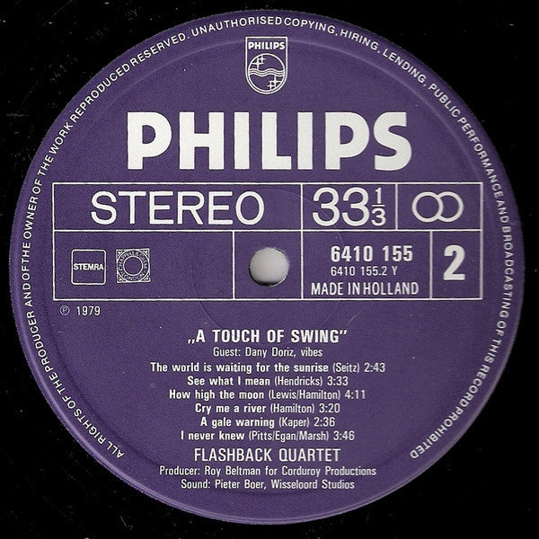 Flashback Quartet : A Touch Of Swing (LP, Album)