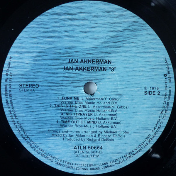 Jan Akkerman : Jan Akkerman 3 (LP, Album)