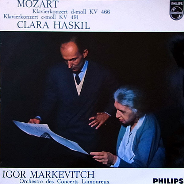 Clara Haskil - Igor Markevitch - Orchestre Des Concerts Lamoureux - Wolfgang Amadeus Mozart : Klavierkonzert Nr.20 D-Moll KV 466 - Klavierkonzert Nr.24 C-Moll KV 491 (LP, Album)