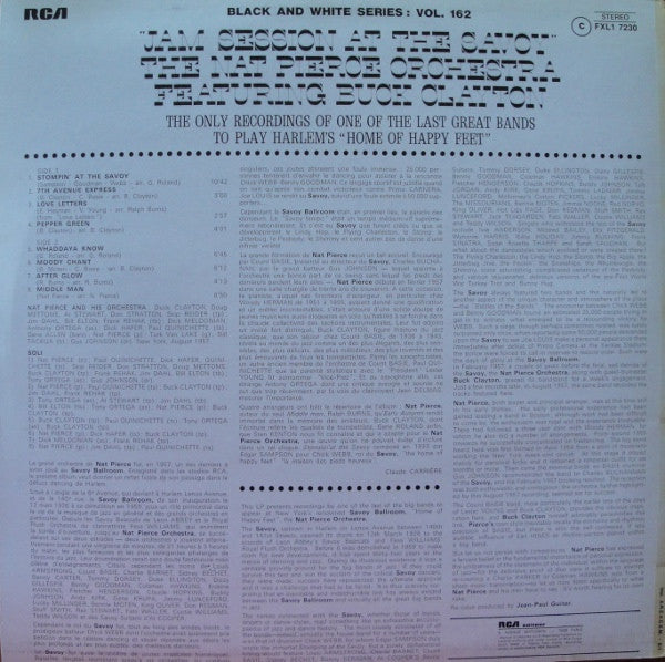 The Nat Pierce Orchestra Featuring Buck Clayton : Jam Session At The Savoy (LP, RE)