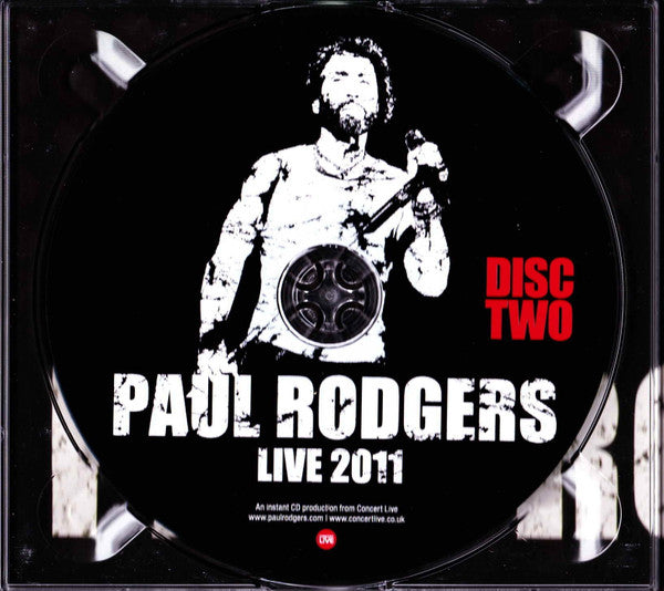 Paul Rodgers : Live 2011 - Manchester Apollo 21-04-2011 (3xCDr, Ltd, Dig)