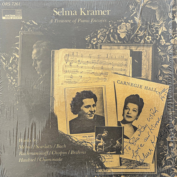 Selma Kramer : A Treasure Of Piano Encores (LP, Album)
