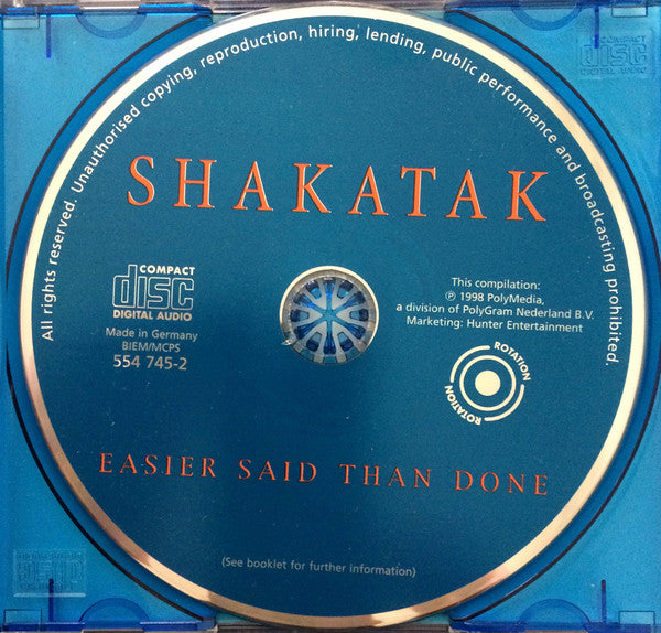 Shakatak : Easier Said Than Done (CD, Comp, RE)