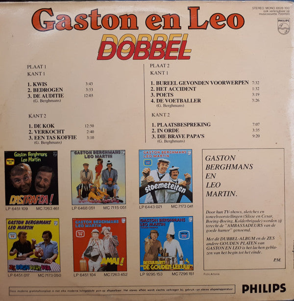 Gaston Berghmans & Leo Martin : Dobbel (2xLP, Comp)
