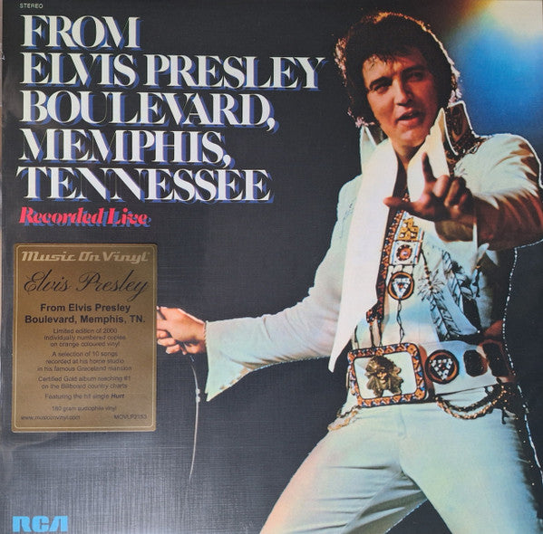 Elvis Presley : From Elvis Presley Boulevard, Memphis, Tennessee (LP, Album, Ltd, Num, RE, 180)
