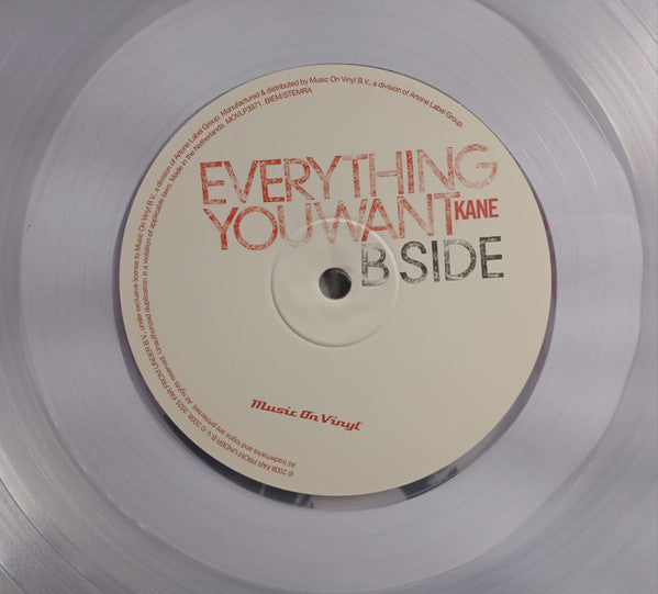Kane (2) : Everything You Want (LP, Album, RE, 180)