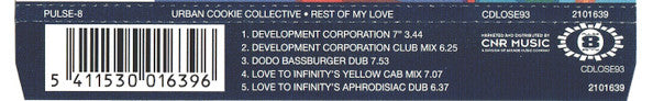 Urban Cookie Collective : Rest Of My Love (CD, Maxi)