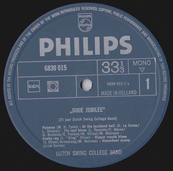 The Dutch Swing College Band : Dixie Jubilee - 25 Years Dutch Swing College Band (LP, Comp, Mono)