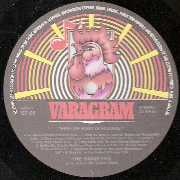 The Ramblers o.l.v. Theo Uden Masman : Heel De Band Is Favoriet (LP, Comp)