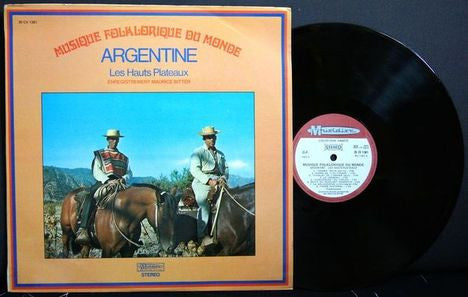 Maurice Bitter : Argentine - Les Hauts Plateaux (LP, RE)