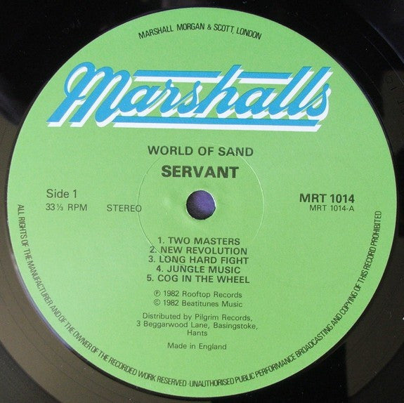 Servant (2) : World Of Sand (LP)