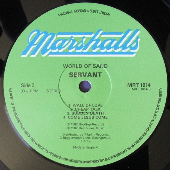 Servant (2) : World Of Sand (LP)