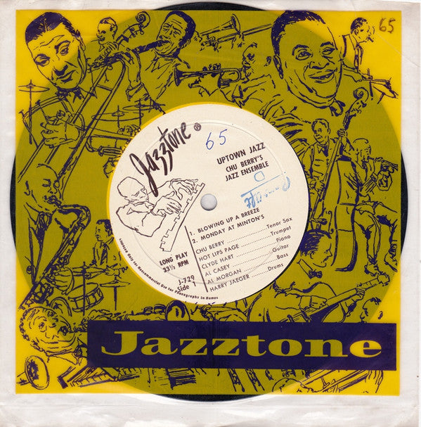 Chu Berry & His Little Jazz Ensemble / Hawkins - Tatum All Stars : Uptown Jazz (7")