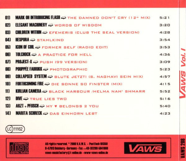 Various : VAWS Vol. I (CD, Comp)