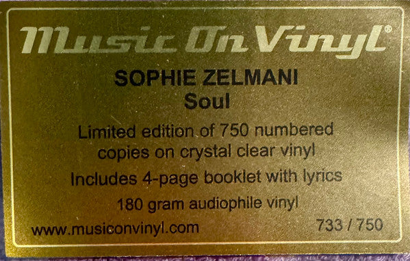 Sophie Zelmani : Soul (LP, Ltd, Num, 180)