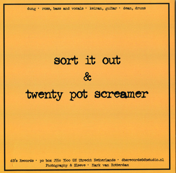 Dung : Sort It Out (7", Bro)
