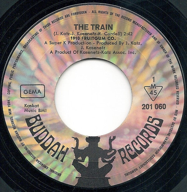 1910 Fruitgum Company : The Train (7", Single, Mono)