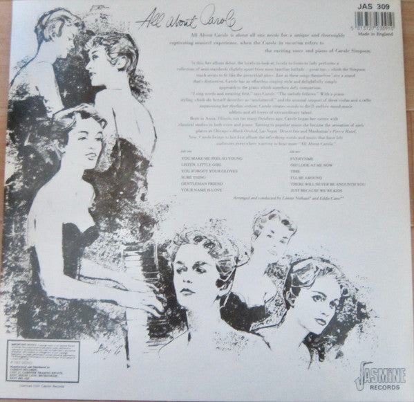 Carole Simpson : All About Carole (LP, RE)